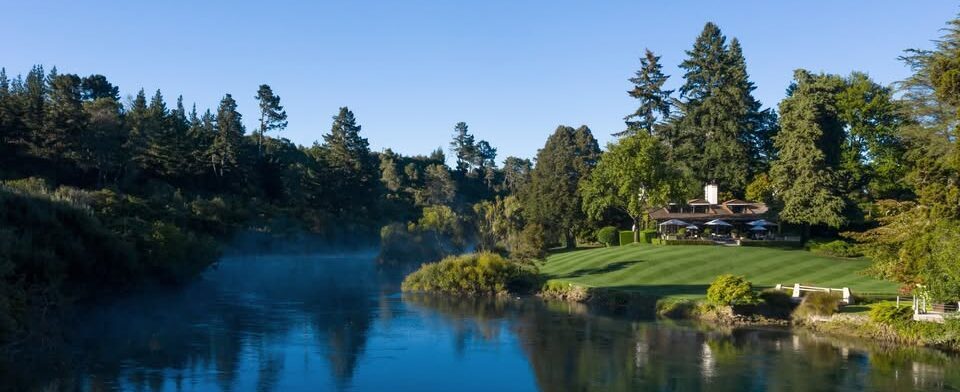Huka Lodge in New Zealand team building and corporate resort