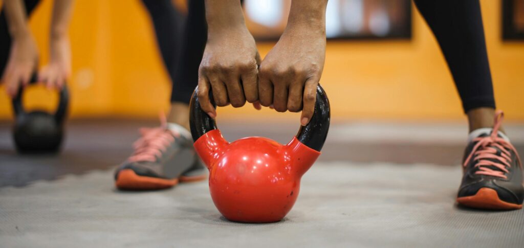 fitness training in a controlled environment