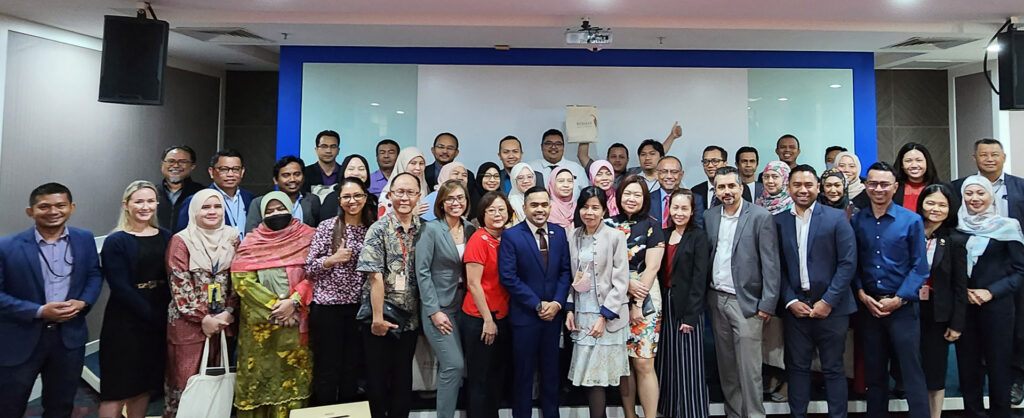 team meeting at a corporate event held at chateau spa organic wellness resort in malaysia