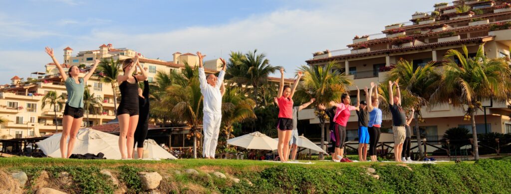 8am Yoga Class, Velas Vallarta, Puerto Vallarta.