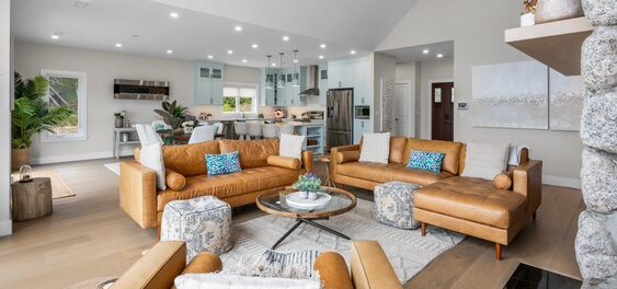 Living room area at fire & stone