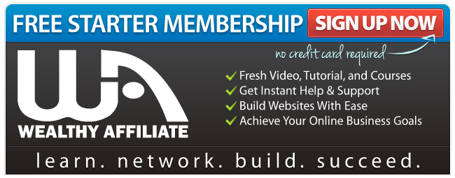 Free Starter Membership, Wealthy Affiliate